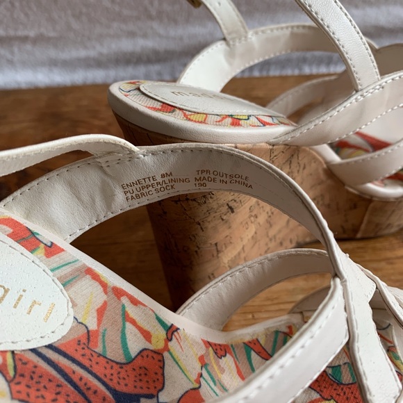 Madden Girl white strappy wedges - Picture 4 of 5